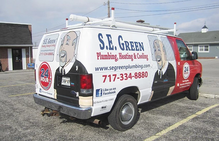 Vans are a great canvas for advertising your company and can really help build your brand.